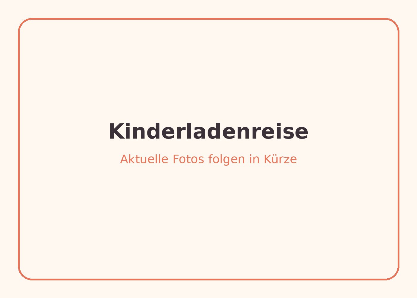 Kinderladenreise